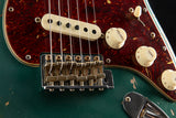 Fender Custom Shop LTD Roasted '61 Stratocaster Super Heavy Relic Aged Sherwood Green Metallic Over 3 Tone Sunburst