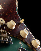 Fender Custom Shop LTD Roasted '61 Stratocaster Super Heavy Relic Aged Sherwood Green Metallic Over 3 Tone Sunburst