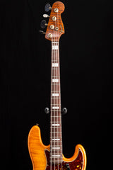 Fender Custom Shop Artisan Maple Burl Jazz Bass Relic Honey Burst