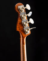 Fender Custom Shop Artisan Maple Burl Jazz Bass Relic Honey Burst