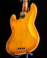 Fender Custom Shop Artisan Maple Burl Jazz Bass Relic Honey Burst