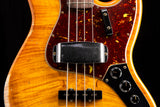 Fender Custom Shop Artisan Maple Burl Jazz Bass Relic Honey Burst