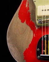 Fender Custom Shop Custom Jazzmaster Super Heavy Relic Super Aged Fiesta Red Masterbuilt Levi Perry