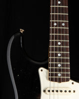 Used Fender Custom Shop 1969 Stratocaster Relic Black over 3 Tone Sunburst Floyd
