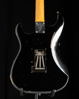 Used Fender Custom Shop 1969 Stratocaster Relic Black over 3 Tone Sunburst Floyd