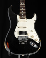 Used Fender Custom Shop 1969 Stratocaster Relic Black over 3 Tone Sunburst Floyd