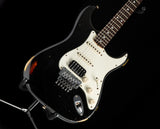Used Fender Custom Shop 1969 Stratocaster Relic Black over 3 Tone Sunburst Floyd