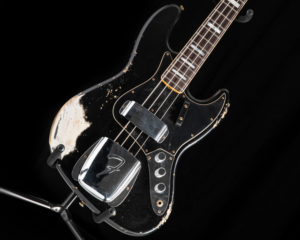 Fender Custom Shop LTD Custom Jazz Bass Heavy Relic Aged Black