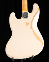 Used Fender Flea Jazz Bass Roadworn Faded Shell Pink
