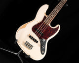 Used Fender Flea Jazz Bass Roadworn Faded Shell Pink