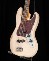 Used Fender Flea Jazz Bass Roadworn Faded Shell Pink