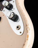 Used Fender Flea Jazz Bass Roadworn Faded Shell Pink