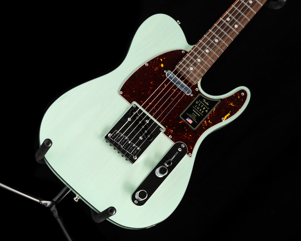 Fender American Ultra Luxe Telecaster Surf Green