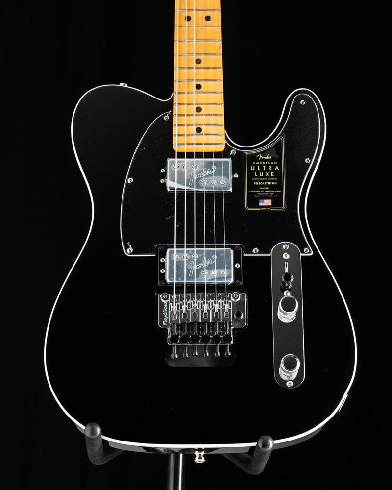 Fender American Ultra Luxe Telecaster Floyd Rose HH Mystic Black