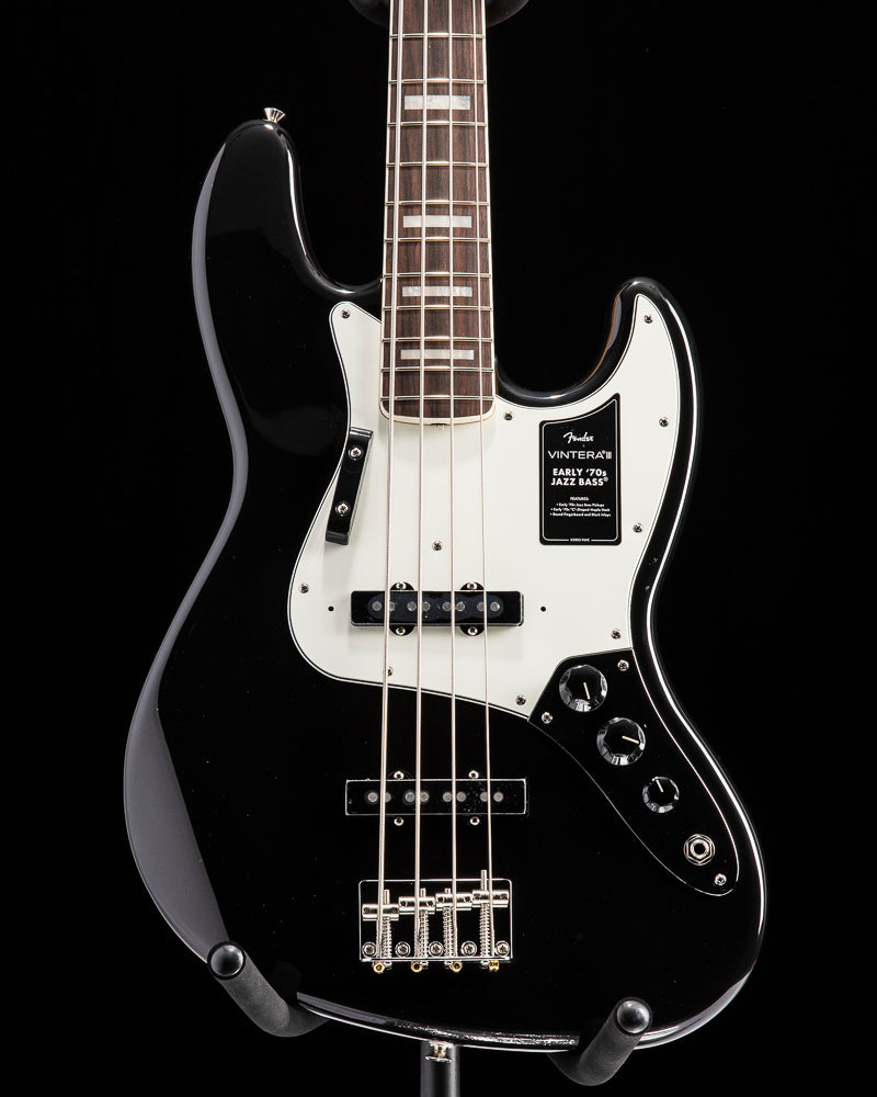 Fender Vintera III Early 70's Jazz Bass Black