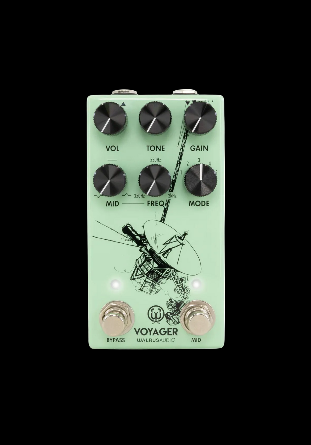 Walrus Audio Voyager Preamp/Overdrive MKII Seafoam Green