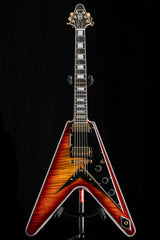 Gibson Custom M2M Flying V Custom Figured Factory Burst