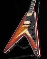 Gibson Custom M2M Flying V Custom Figured Factory Burst