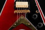 Gibson Custom M2M Flying V Custom Red Sparkle VOS