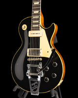 Gibson Custom Shop 1956 Les Paul Standard Ebony Top Murphy Lab Light Aged Bigsby