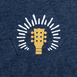 Brian's Guitars "Psychic" Heather Midnight Navy T-Shirt