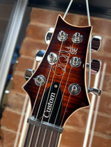 Paul Reed Smith SE Custom 24 Semi-Hollow Piezo Orange Tiger Smokeburst