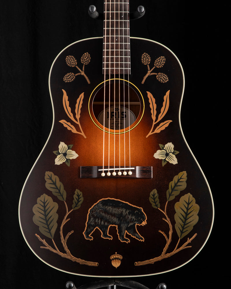 Iris Guitar Company DF Mid 30s Dark Burst Hand-painted by