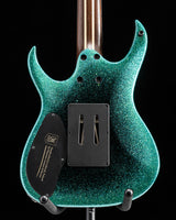 Used Mayones Duvell Elite PRO 7 Monolith Custom Black Blue Burst Sparkle Gloss