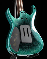 Used Mayones Duvell Elite PRO 7 Monolith Custom Black Blue Burst Sparkle Gloss