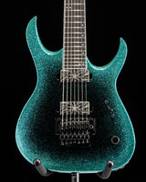 Used Mayones Duvell Elite PRO 7 Monolith Custom Black Blue Burst Sparkle Gloss