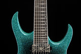 Used Mayones Duvell Elite PRO 7 Monolith Custom Black Blue Burst Sparkle Gloss