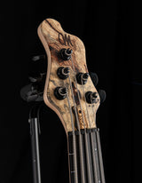 Mayones Cali 5 Fretless Buckeye Burl