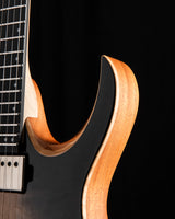 Mayones Duvell Elite 4Ever 7 Trans Natural Fade Black Burst Out Gloss