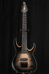Mayones Duvell Elite 4Ever 7 Trans Natural Fade Black Burst Out Gloss