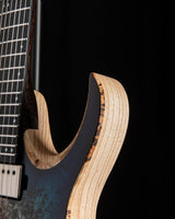 Mayones Duvell Elite 4Ever 7 B26.5 Trans Jeans Black 3Tone Blue Burst Satin