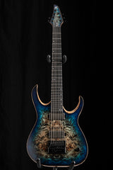 Mayones Duvell Elite 4Ever 7 B26.5 Trans Jeans Black 3Tone Blue Burst Satin