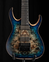 Mayones Duvell Elite 4Ever 7 B26.5 Trans Jeans Black 3Tone Blue Burst Satin