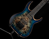 Mayones Duvell Elite 4Ever 7 B26.5 Trans Jeans Black 3Tone Blue Burst Satin