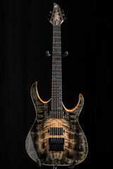 Mayones Duvell Elite 4Ever 6 Trans Natural Fade Black Burst Out Gloss
