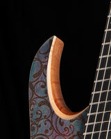 Mayones Duvell Elite VF EMG 6 Transparent Custom Floral