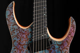 Mayones Duvell Elite VF EMG 6 Transparent Custom Floral