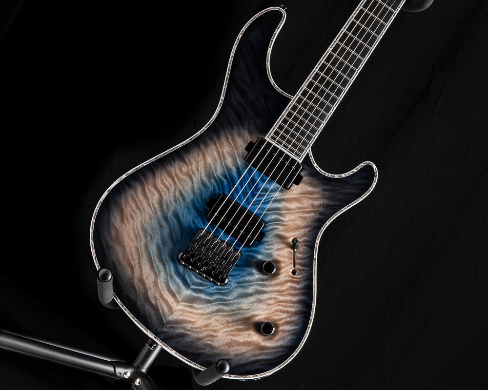Mayones Regius 6 Galaxy Eye Blue Gloss