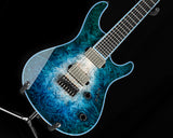 Mayones Regius 7 Custom Ice Blue Burst