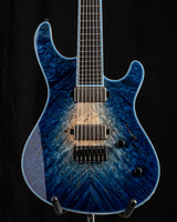 Mayones Regius 7 Transparent Natural Fade Blue Burst