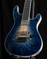 Mayones Regius 7 Transparent Natural Fade Blue Burst