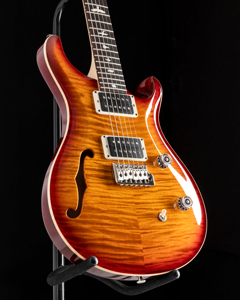 Paul Reed Smith CE 24 Semi-Hollow Black Amber | PRS Electric Guitar