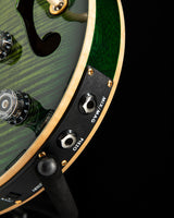 Used Paul Reed Smith Wood Library Artist Hollowbody II Jade Green Burst