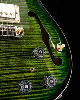 Used Paul Reed Smith Wood Library Artist Hollowbody II Jade Green Burst