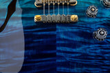 Used Paul Reed Smith Wood Library McCarty Singlecut 594 Semi-Hollow Brian's Limited Blue Fade