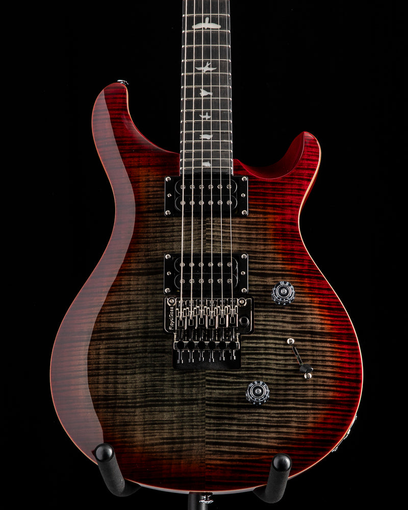 Paul Reed Smith SE Custom 24 Floyd Charcoal Cherry Burst